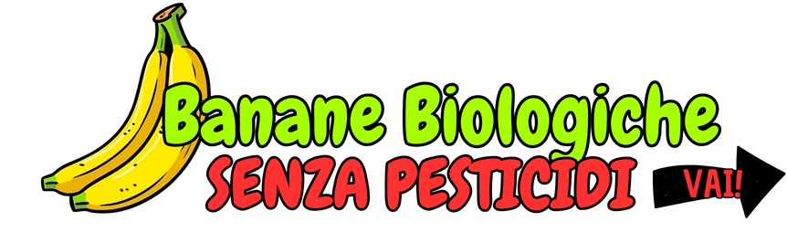 bottega online con banane biologiche senza pesticidi