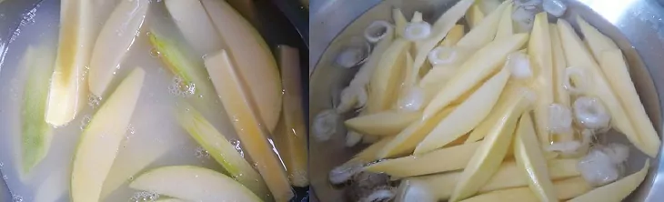 passaggio tre del mango in agrodolce