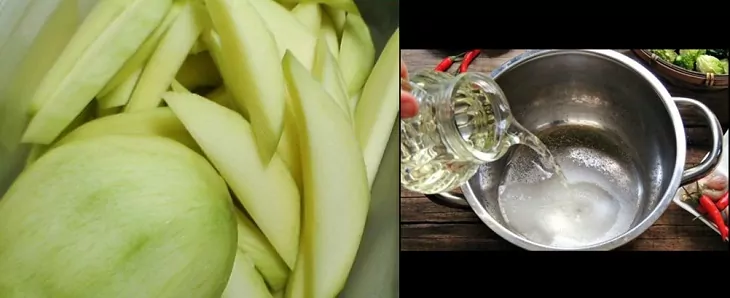 passaggio quattro del mango in agrodolce